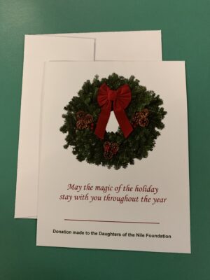 Holiday Wreath Card with Envelopes (Set of 10 Cards)