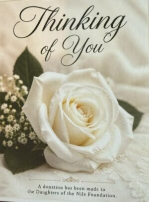 New Thinking of you card with envelope (Set of 10 Cards)