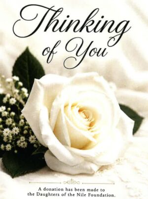 New Thinking of you card with envelope (Set of 10 Cards)